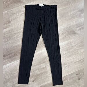 Vintage 1990s Dolce & Gabbana Semi Sheer Black Leggings Size 46 M/L